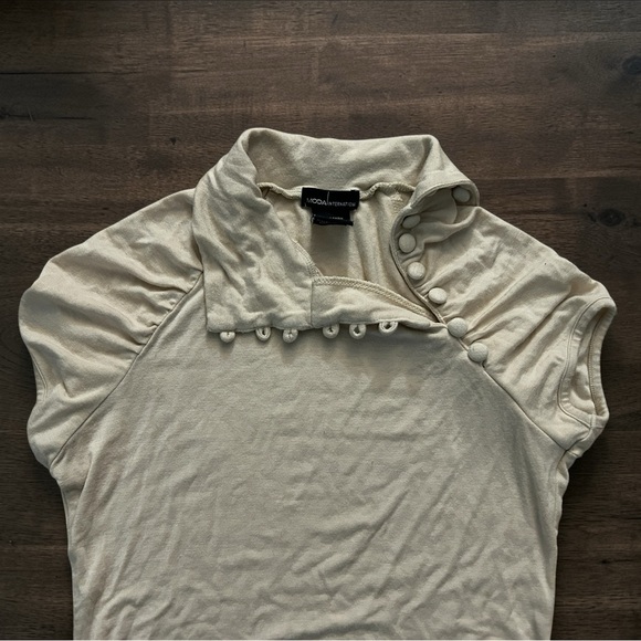 Y2K Moda International Button Collar Shirt XS - Picture 3 of 13